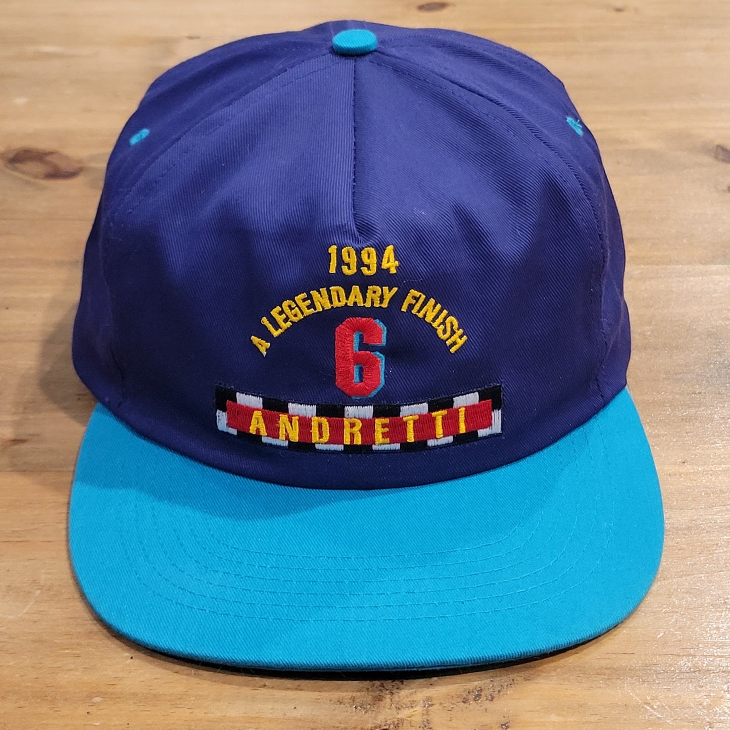 Vintage  Mario Andretti A Legendary Finish Hat Snapback Texaco Havoline Racing