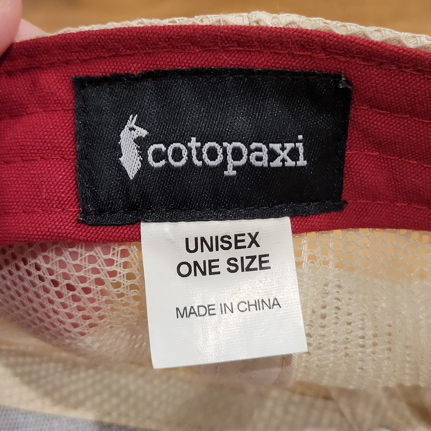 Cotopaxi Gear For Good Hat Cap Snapback Red Round Circle Patch One Size