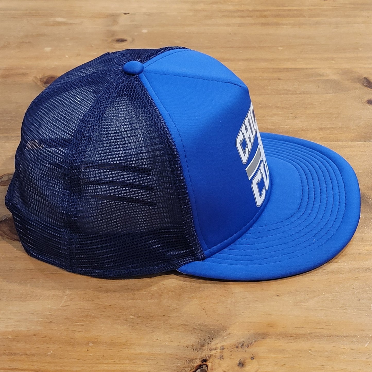 Chicago Cubs New Era Trucker Hat Snapback Cooperstown Mesh Blue MLB 9Fifty