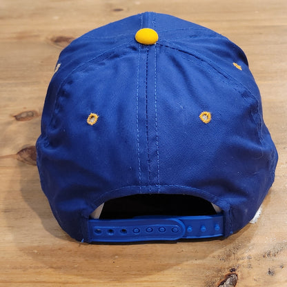 Vintage Los Angeles Rams Hat Snapback Drew Pearson Twill NFL Football 90s Blue