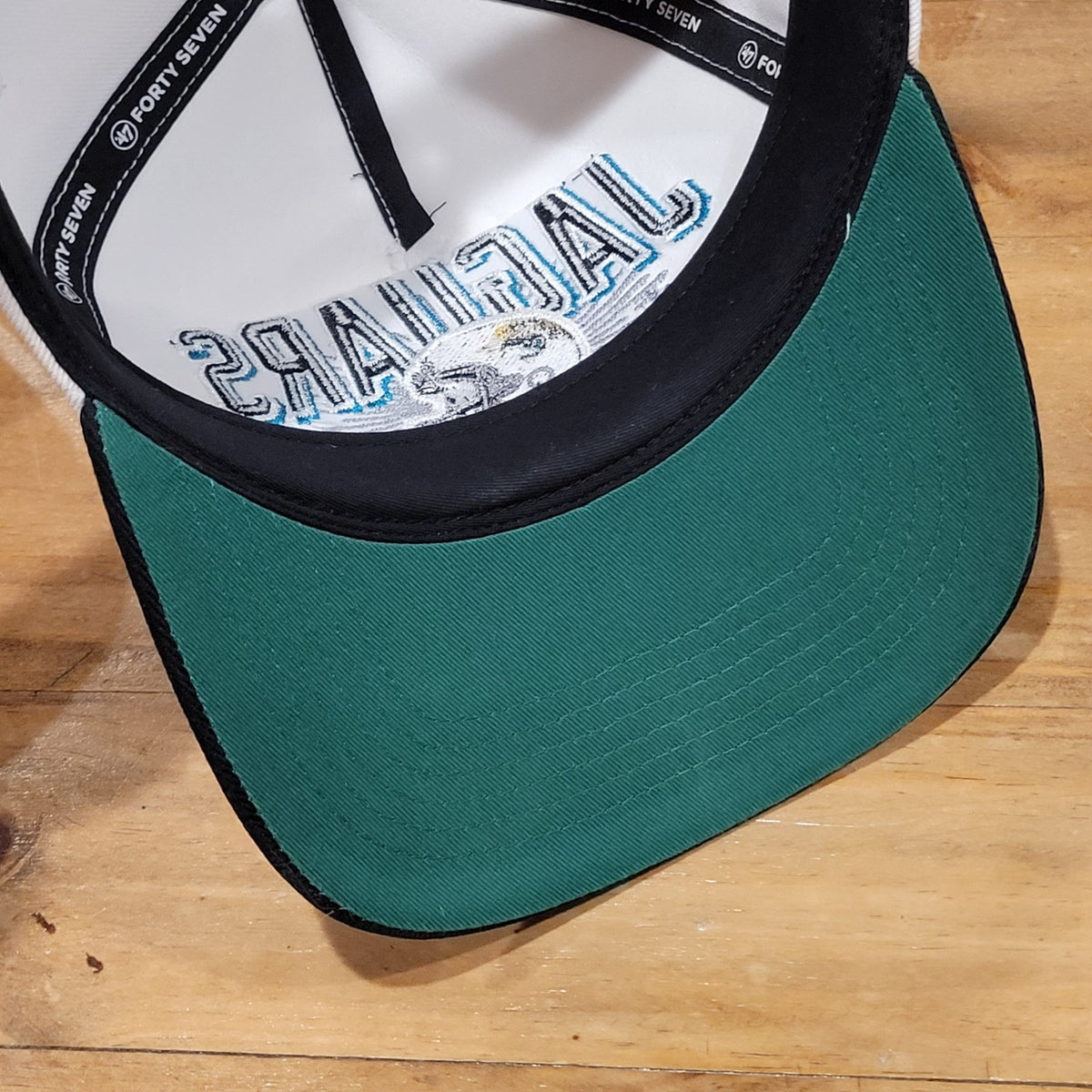 Jacksonville Jaguars Hat Cap Snapback 47 Brand Hitch White Football NFL