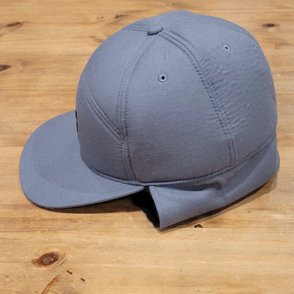 Swannies Golf Winter Hat Size L 7 3/8 Gray Fitted Sherpa Lined Trapper Outdoor