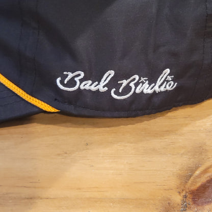 Bad Birdie Texas Hat Snapback Black Rope Script State Spell Out One Size Golf
