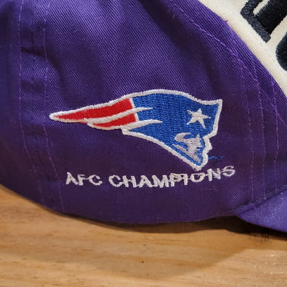 New England Patriots Super Bowl XXXI Wave Wrap Swirl Eastport Snapback Hat 1997