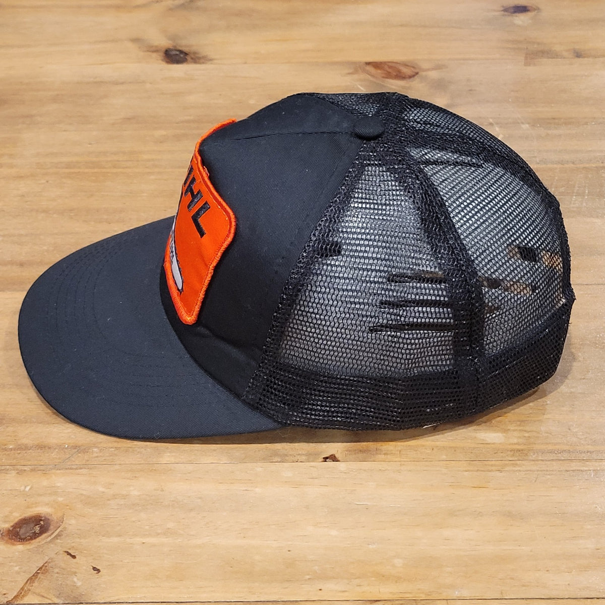 Stihl Chainsaw Hat Cap snapback Black Patch One Size Equipment Trucker