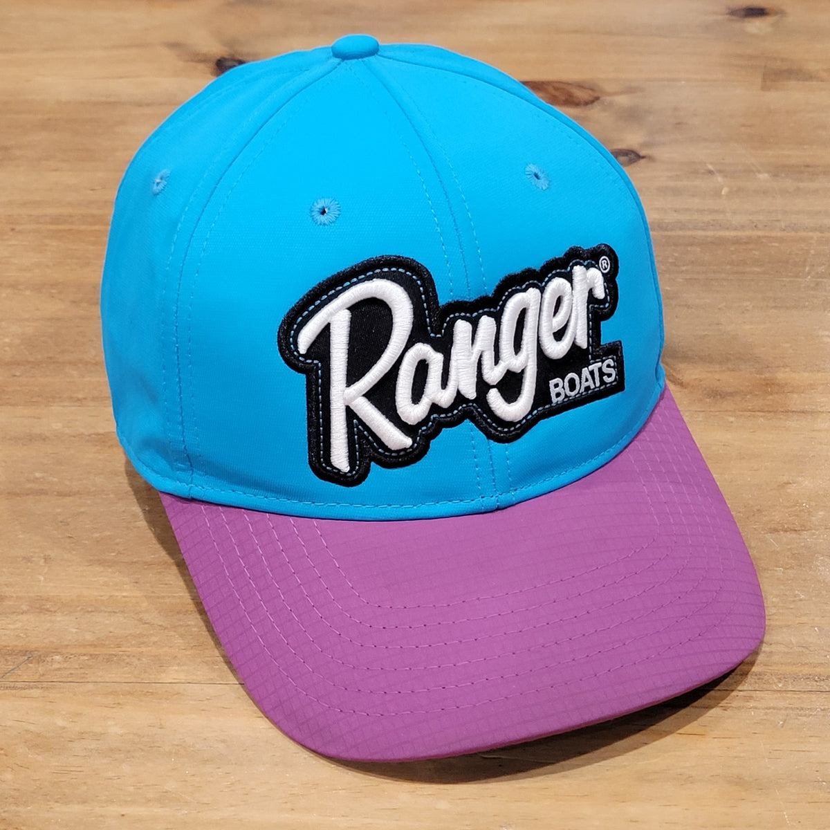Ranger Boats Hat Snapback Blue Purple One Size Fish Fishing Lightweight