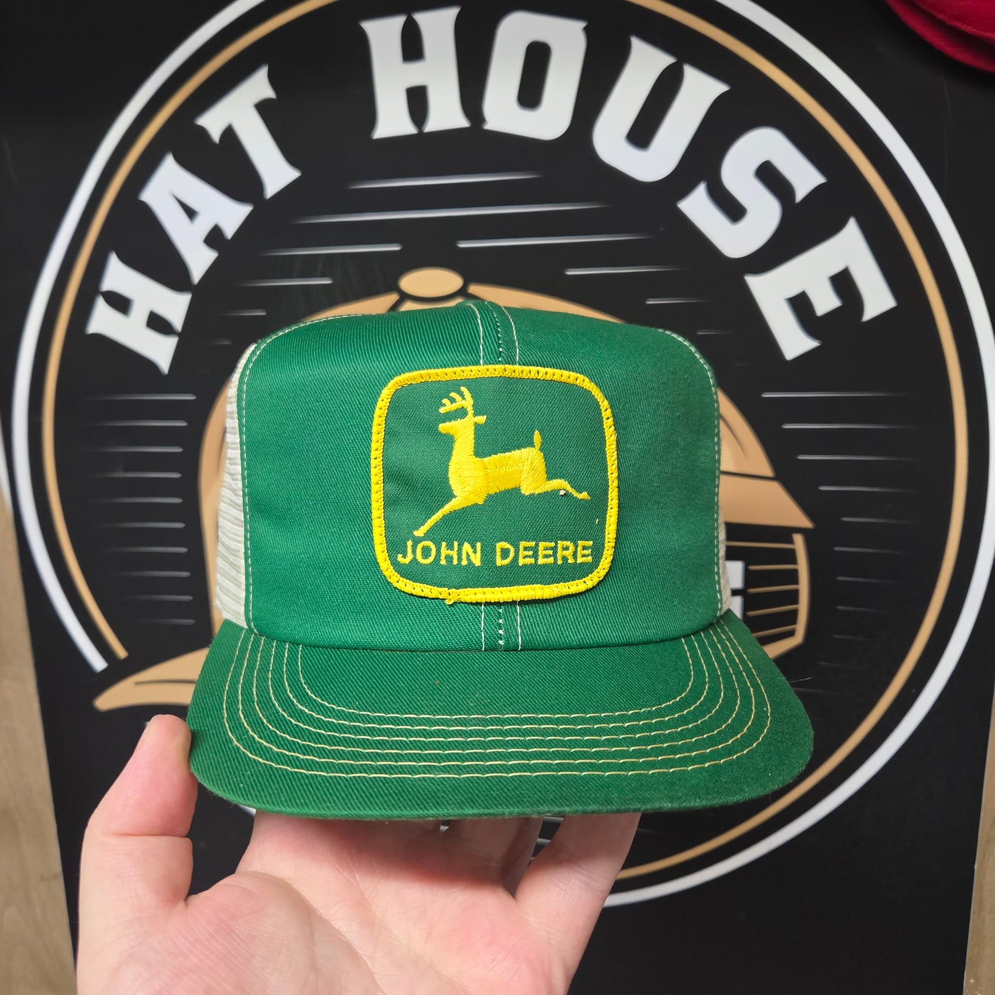 Vintage John Deere K-Brand Trucker 80s Snapback