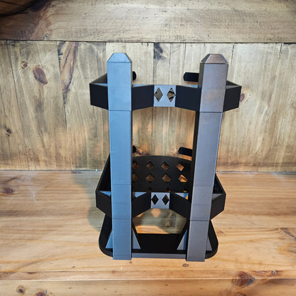 2 Tier Hat Shelf Holds up to 8 Hats 3D Printed