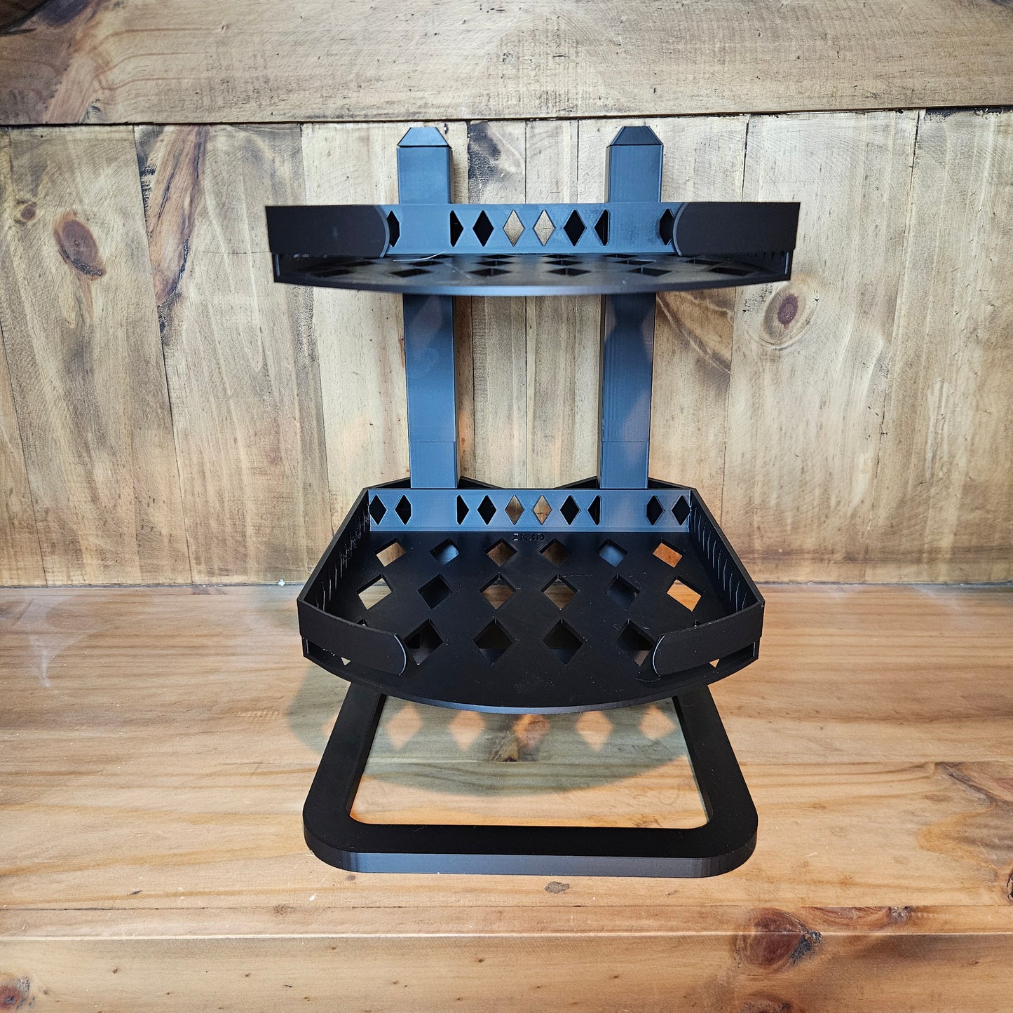 2 Tier Hat Shelf Holds up to 8 Hats 3D Printed