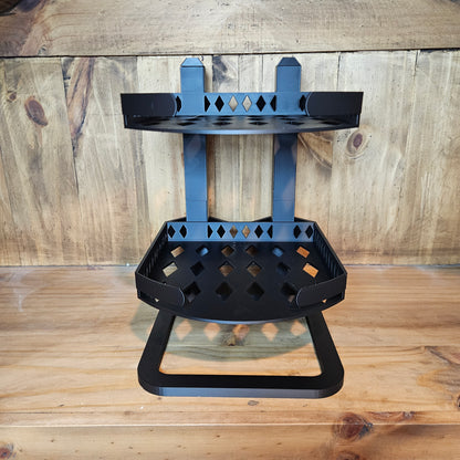2 Tier Hat Shelf Holds up to 8 Hats 3D Printed